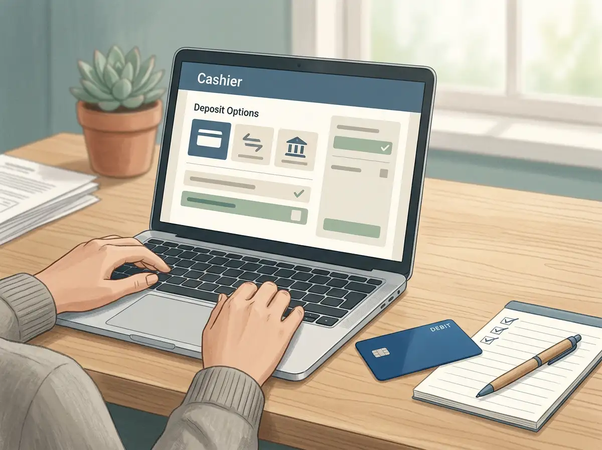 QuinnCasino payment methods UK checklist with debit card evidence